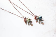 Load image into Gallery viewer, Acorn Necklace - Mint Patina Copper