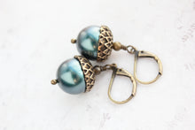 Load image into Gallery viewer, Pearl Acorn Earrings (23 Pearl Colors)