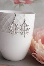 Load image into Gallery viewer, Leafy Tree Earrings  - Gold and Silver