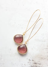 Load image into Gallery viewer, Candy Jewel Earrings  - Red Bean