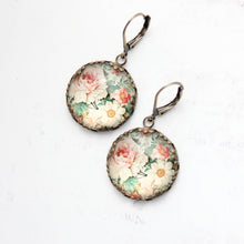 Load image into Gallery viewer, Flower Earrings | Peonies and Daisies