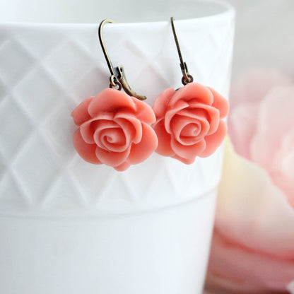Rose Earrings (30 colors/styles)