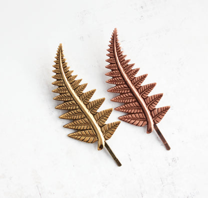 Fern Leaf Bobby Pin (5 Colors)