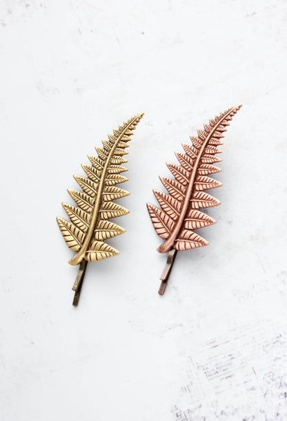 Fern Leaf Bobby Pin (5 Colors)