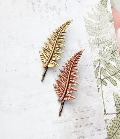 Fern Leaf Bobby Pin (5 Colors)