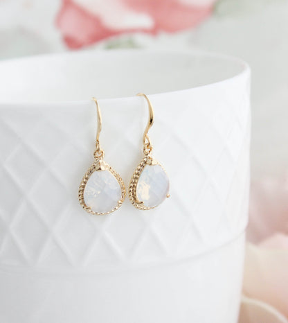 Glass Teardrop Necklace (more options)