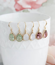 Load image into Gallery viewer, Glass Teardrop Necklace (more options)