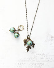 Load image into Gallery viewer, Acorn Necklace (23 Pearl Colors) | Nature Charms