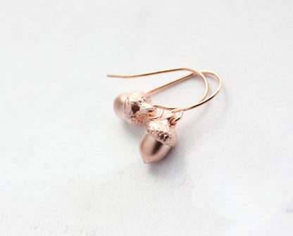 Tiny Acorn Earrings (3 options)