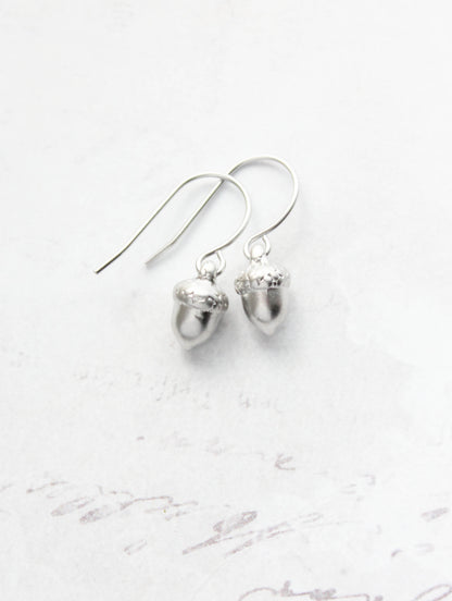 Tiny Acorn Earrings (3 options)