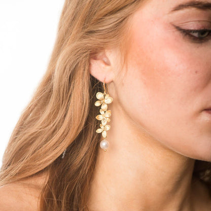 Cascading Orchid Earrings