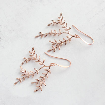 Leafy Branch Earrings (3 Options)