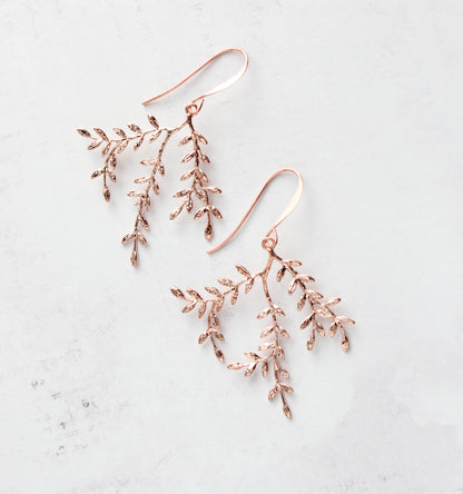 Leafy Branch Earrings (3 Options)