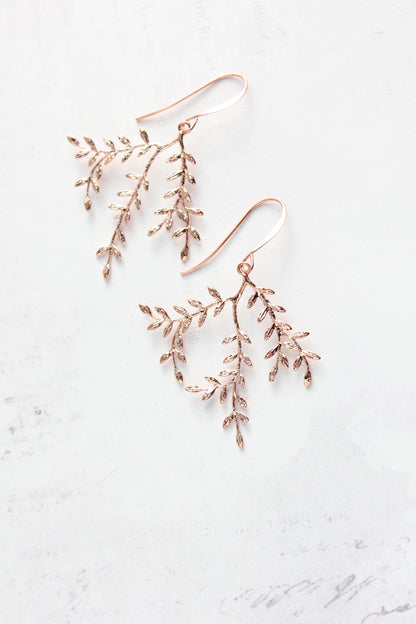 Leafy Branch Earrings (3 Options)