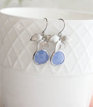 Load image into Gallery viewer, Periwinkle Blue Orchid Earrings (2 Styles)