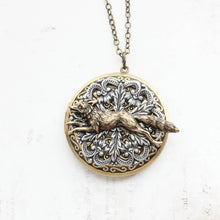 Load image into Gallery viewer, Fox Photo Locket Necklace