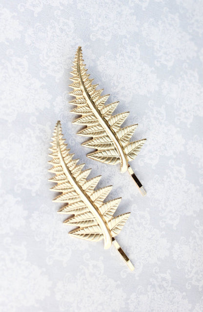 Fern Leaf Bobby Pin (5 Colors)