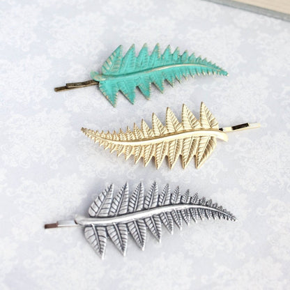 Fern Leaf Bobby Pin (5 Colors)