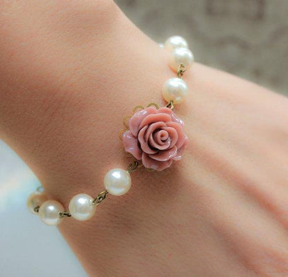 Yellow Rose Bracelet