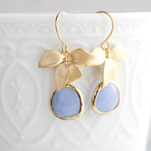 Load image into Gallery viewer, Periwinkle Blue Orchid Earrings (2 Styles)
