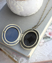 Load image into Gallery viewer, Big Locket Necklace | Owl Pendant Necklace