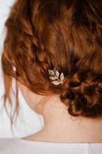 Load image into Gallery viewer, Leaf Bobby Pins | Rose Gold Branch Hair Pin