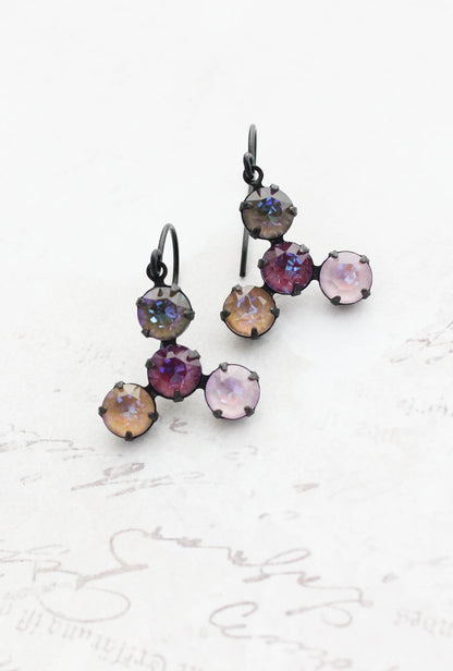 Molecule Glass Earrings