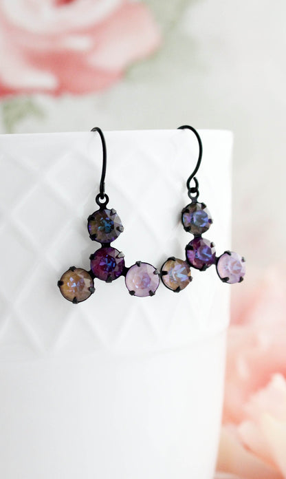 Molecule Glass Earrings