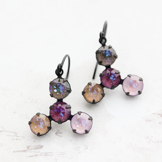 Molecule Glass Earrings