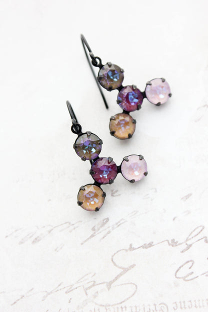 Molecule Glass Earrings