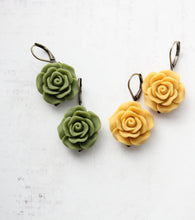 Load image into Gallery viewer, Rose Rose Earrings (14 colors)