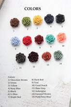 Load image into Gallery viewer, Rose Rose Earrings (14 colors)
