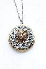 Load image into Gallery viewer, Cat locket necklace | Photo Locket