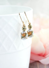 Load image into Gallery viewer, Yellow Rose Cameo Earrings