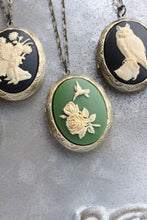 Load image into Gallery viewer, Hummingbird Necklace | Big Photo Locket Pendant