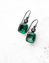 Load image into Gallery viewer, Deep Rose Pink Glass Earrings (4 Color Options)