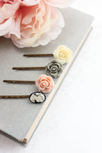 Load image into Gallery viewer, Floral Bobby Pins - BP4201
