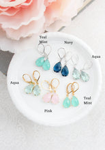 Load image into Gallery viewer, Small Glass Teardrop Earrings - More Colors