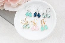 Load image into Gallery viewer, Small Glass Teardrop Earrings - More Colors