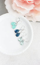 Load image into Gallery viewer, Small Glass Teardrop Earrings - More Colors