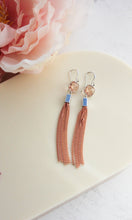 Load image into Gallery viewer, Chain Tassle Earrings - 9 Colors