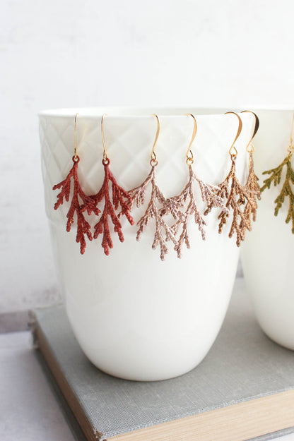 Cedar Branch Earrings (7 options)