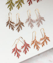 Load image into Gallery viewer, Cedar Branch Earrings (7 options)