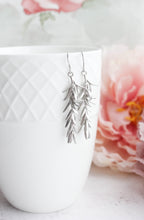 Load image into Gallery viewer, Rosemary Branch Earrings - Matte Silver