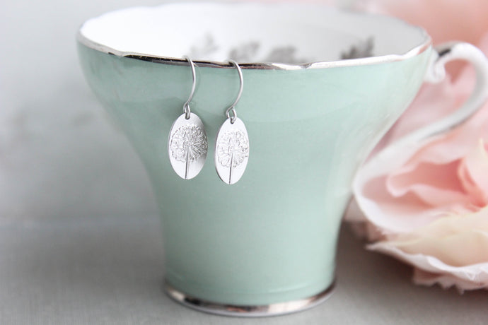 Dandelion Puff Earrings
