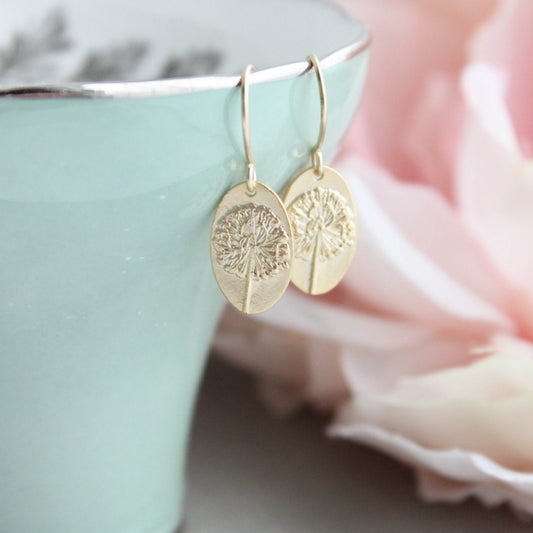 Dandelion Puff Earrings