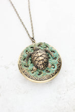 Load image into Gallery viewer, Turtle Locket Necklace