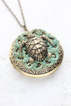 Load image into Gallery viewer, Turtle Locket Necklace
