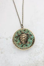 Load image into Gallery viewer, Turtle Locket Necklace