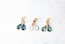 Load image into Gallery viewer, Small Glass Teardrop Earrings - More Colors